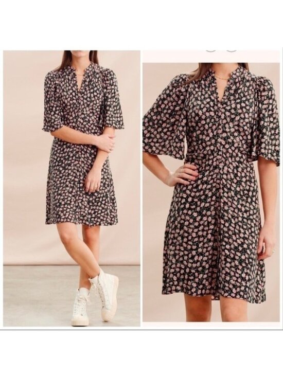 Bytimo Dresses & Skirts - ByTimo Floral mini shirt dress